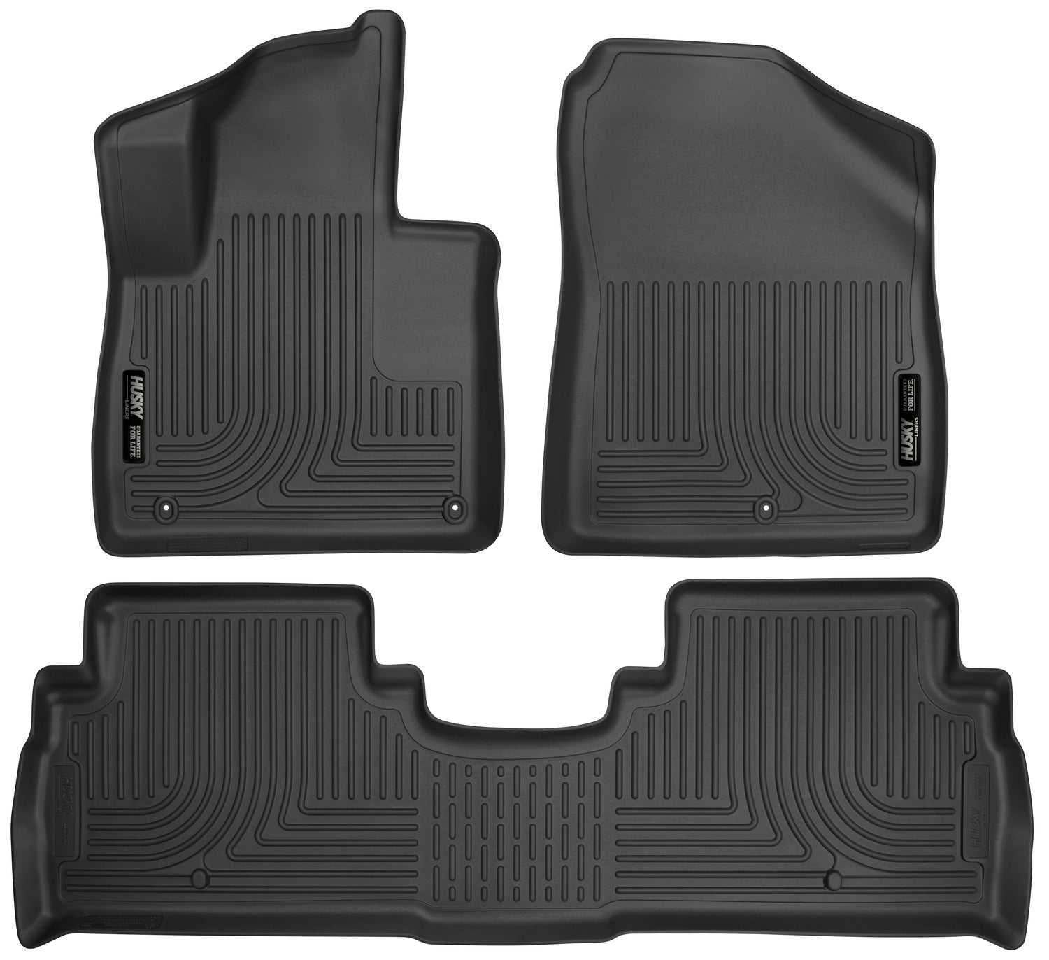 Husky Liners 98691 - Weatherbeater - Front & 2nd Seat Floor Liners 1