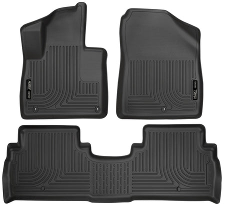 Husky Liners 98691 - Weatherbeater - Front & 2nd Seat Floor Liners 1