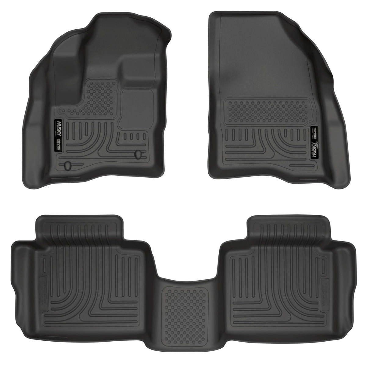 Husky Liners 98701 - Weatherbeater - Front & 2nd Seat Floor Liners 1