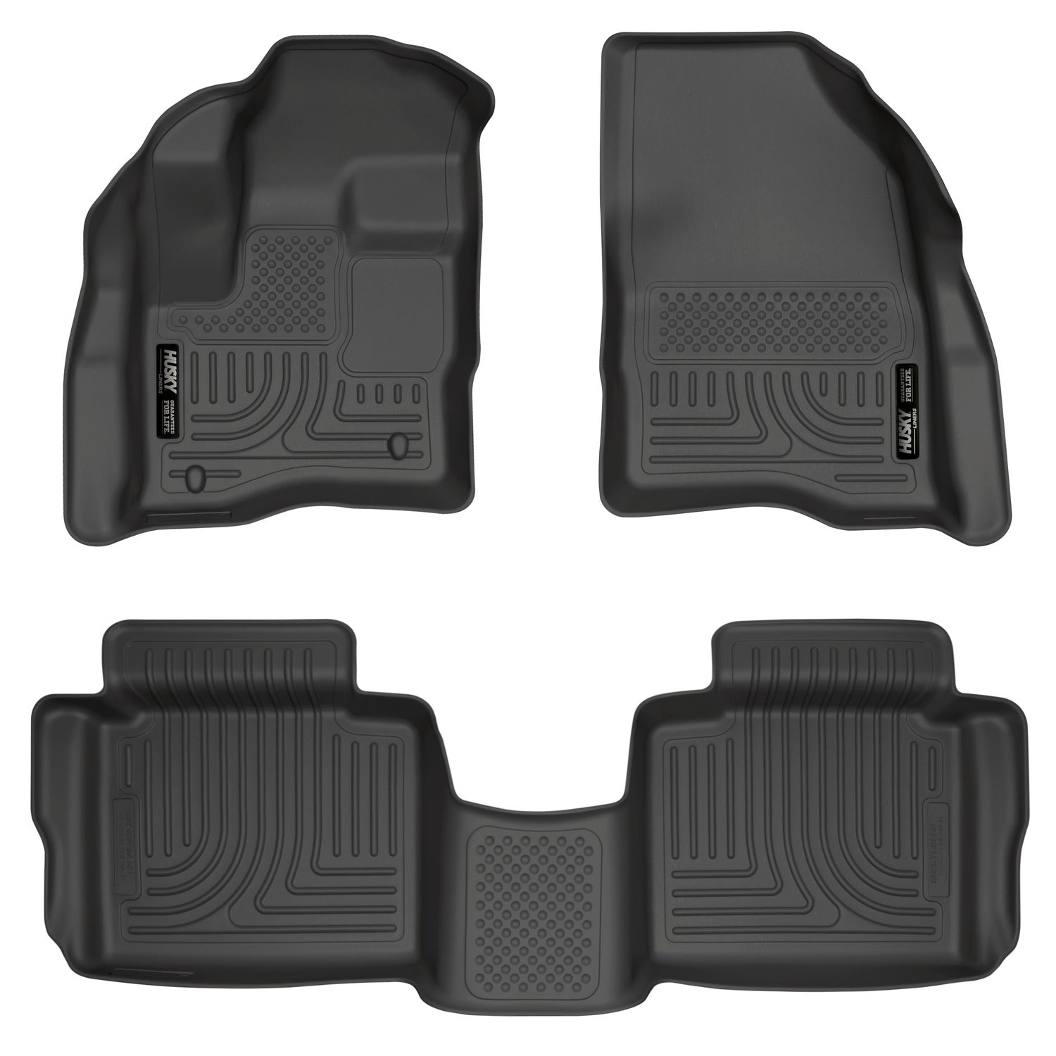 Husky Liners 98701 - Weatherbeater - Front & 2nd Seat Floor Liners 1