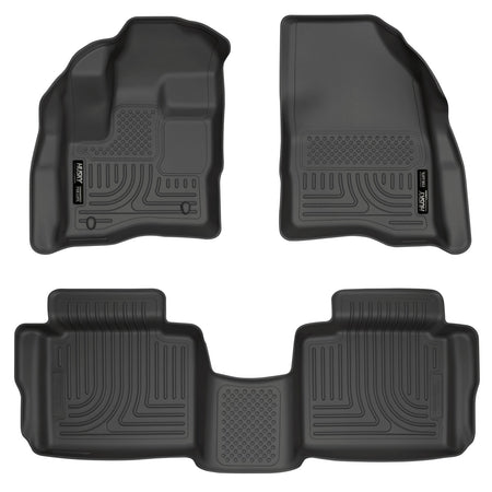 Husky Liners 98701 - Weatherbeater - Front & 2nd Seat Floor Liners 1