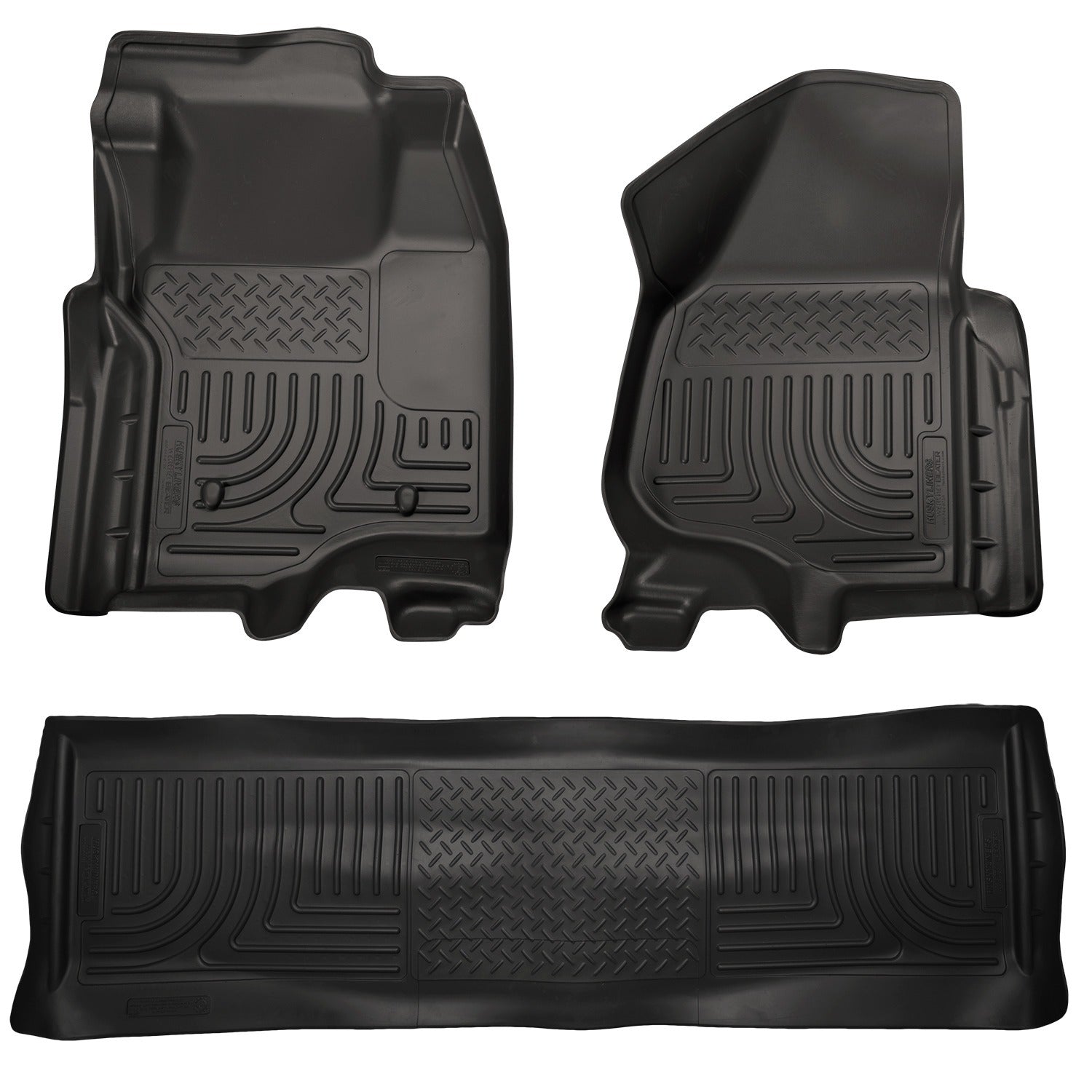 Husky Liners 98711 - Weatherbeater - Front & 2nd Seat Floor Liners (Footwell Coverage) 1