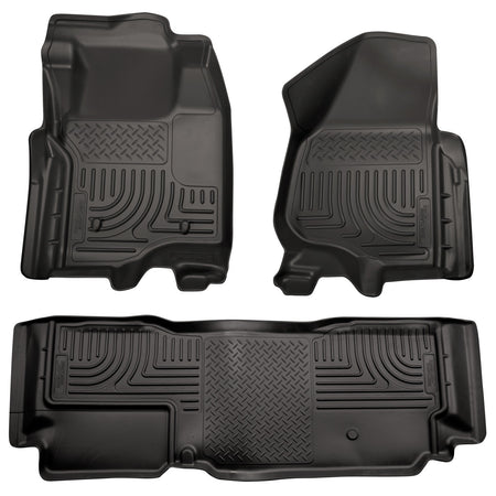 Husky Liners 98721 - Weatherbeater - Front & 2nd Seat Floor Liners (Footwell Coverage) 5