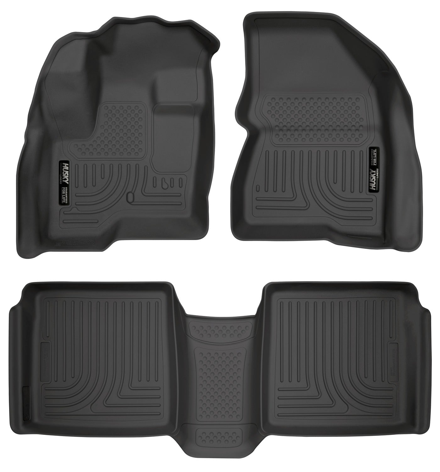 Husky Liners 98741 - Weatherbeater - Front & 2nd Seat Floor Liners 1