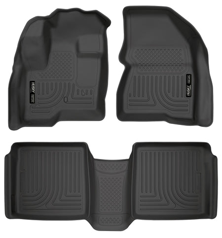 Husky Liners 98741 - Weatherbeater - Front & 2nd Seat Floor Liners 1
