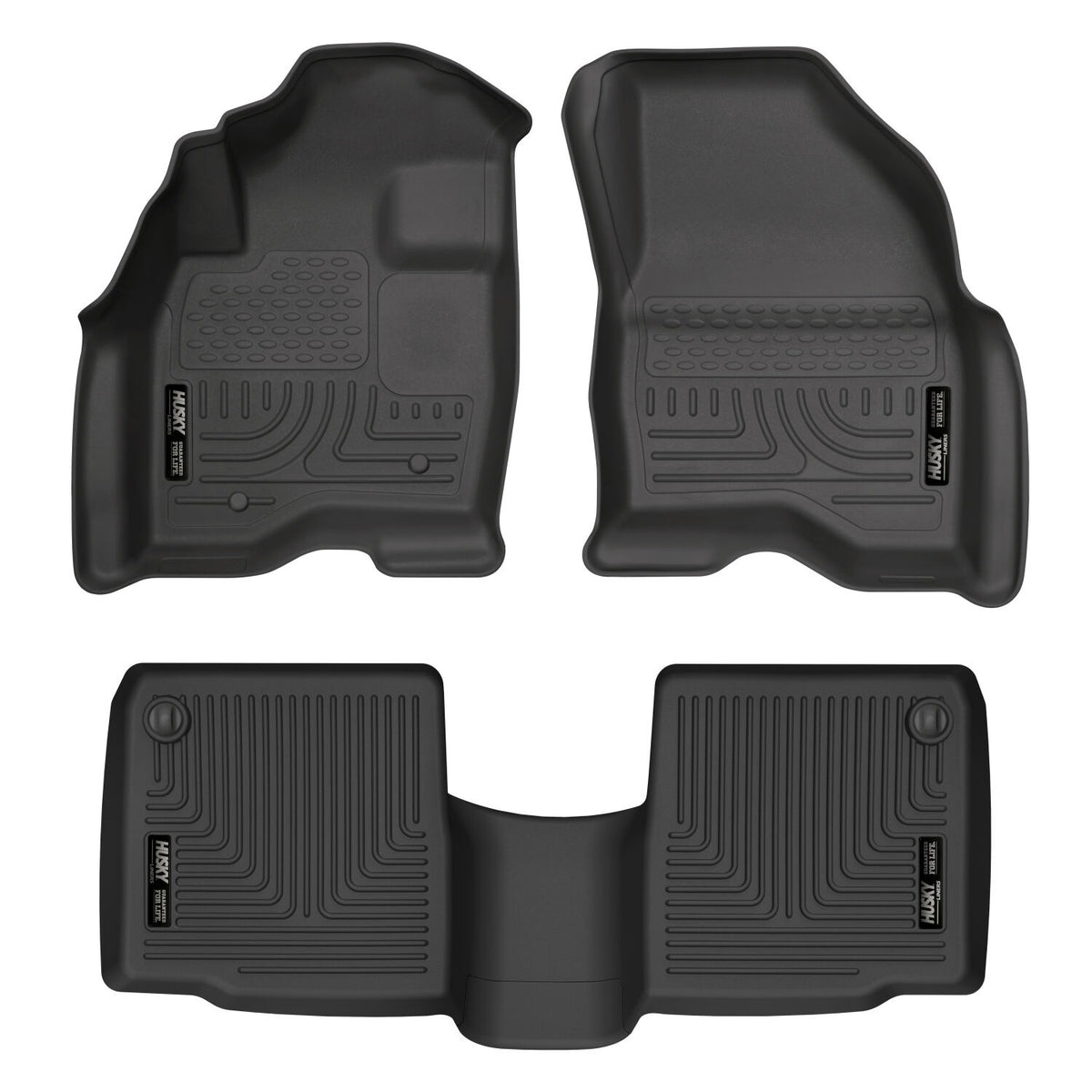 Husky Liners 98761 - Weatherbeater - Front & 2nd Seat Floor Liners 1