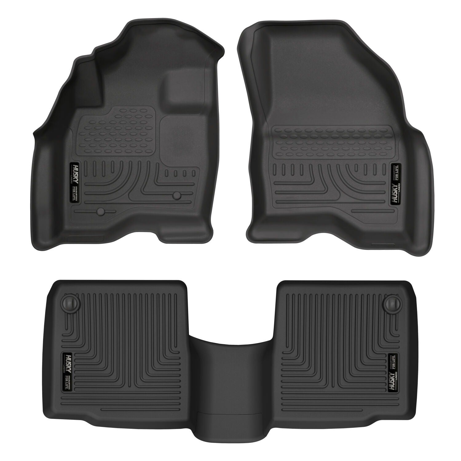 Husky Liners 98761 - Weatherbeater - Front & 2nd Seat Floor Liners 1