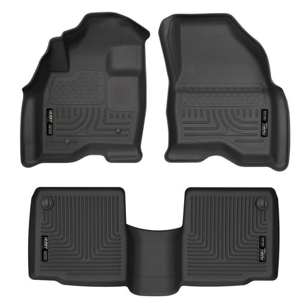 Husky Liners 98761 - Weatherbeater - Front & 2nd Seat Floor Liners 1