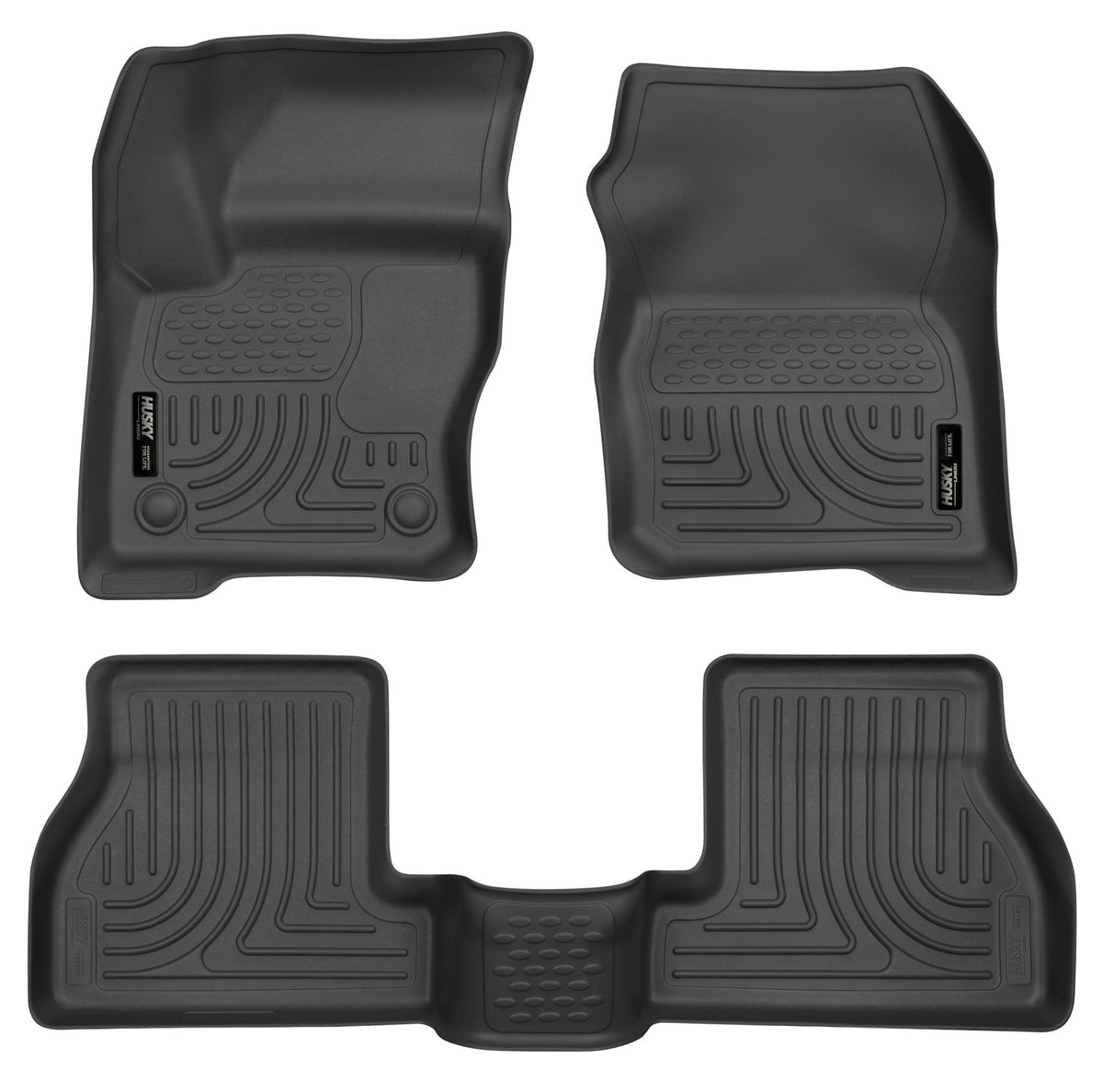 Husky Liners 98771 - Weatherbeater - Front & 2nd Seat Floor Liners 1