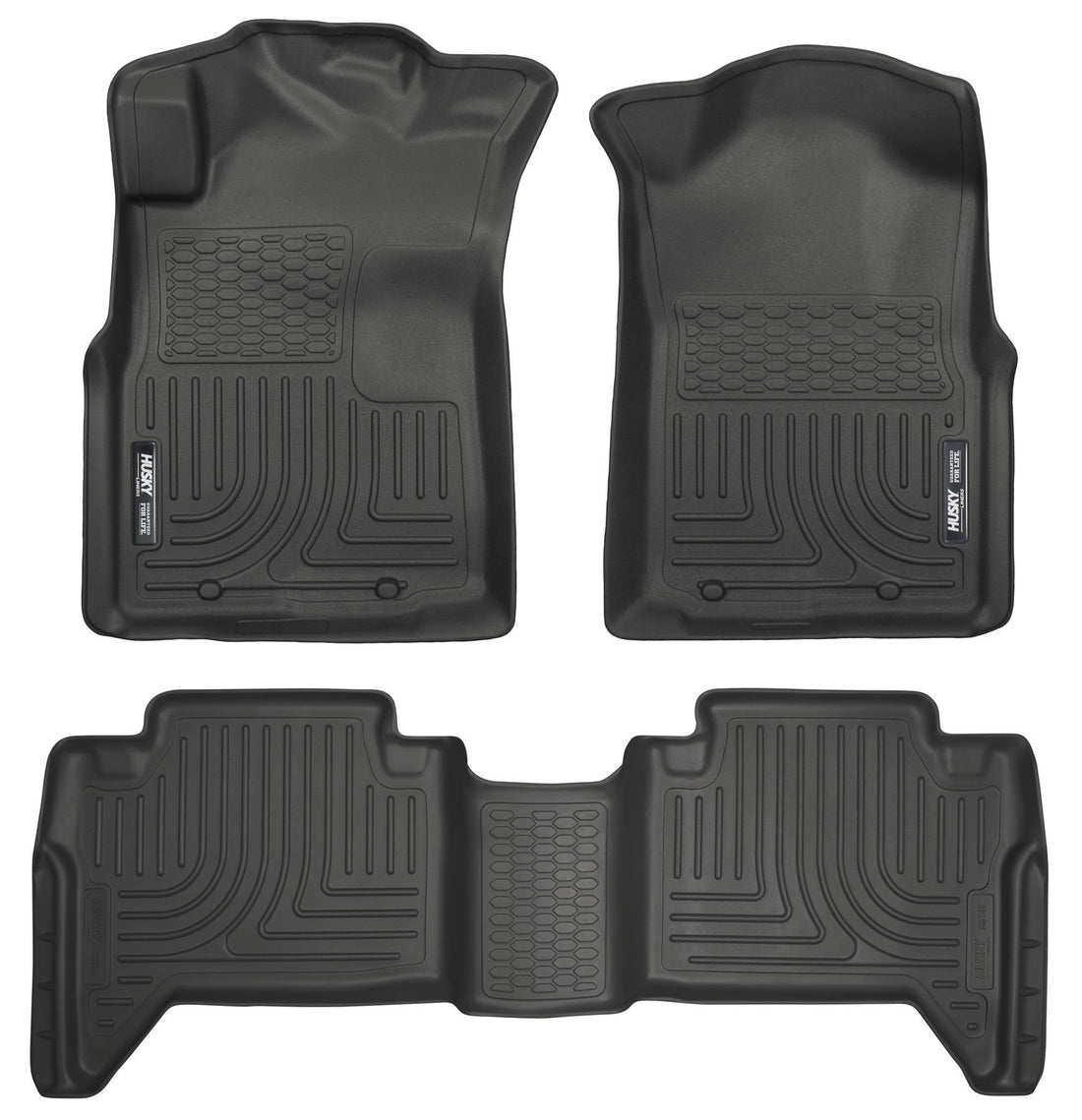 Husky Liners 98951 - Weatherbeater - Front & 2nd Seat Floor Liners (Footwell Coverage) 1