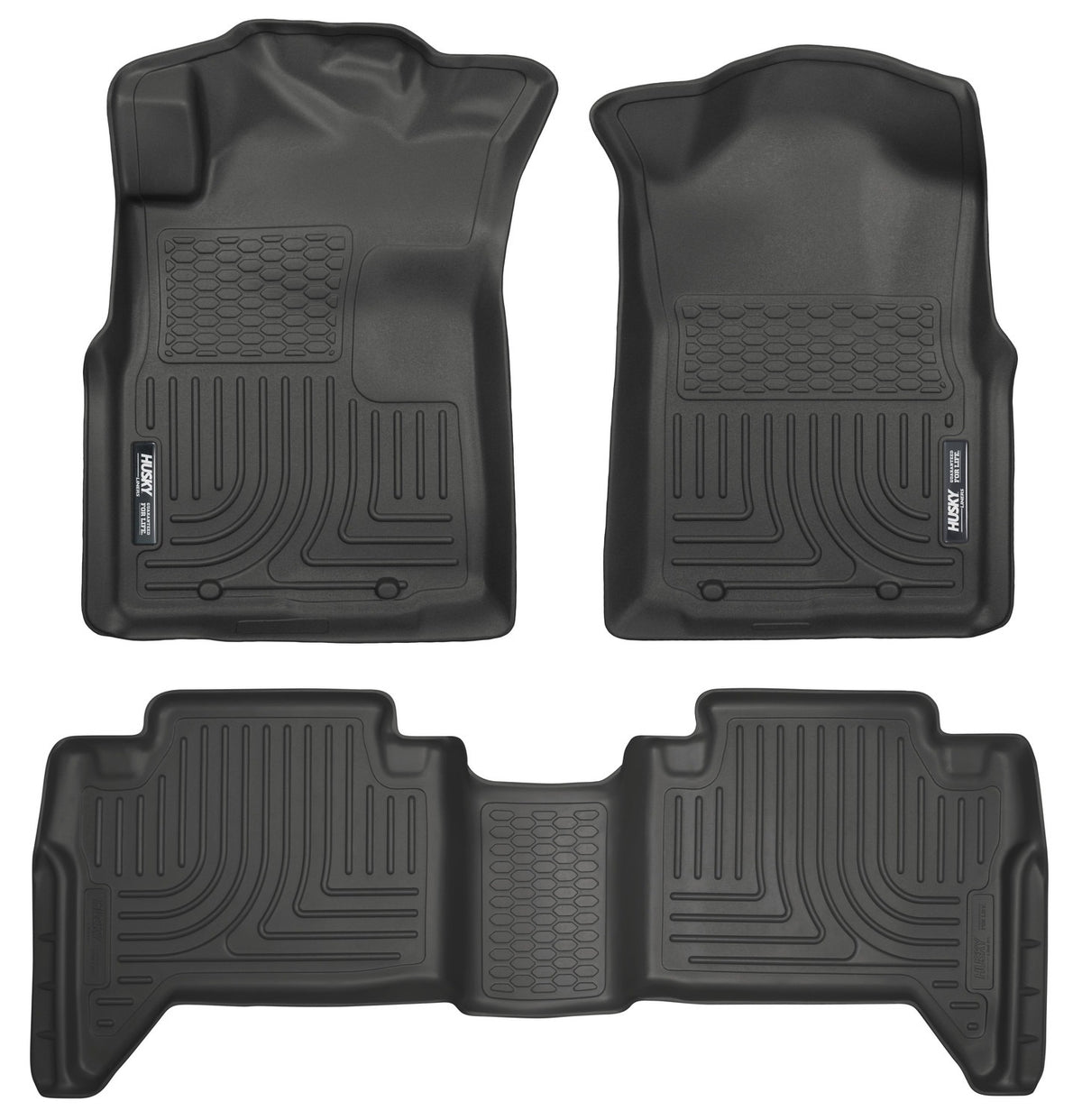 Husky Liners 98951 - Weatherbeater - Front & 2nd Seat Floor Liners (Footwell Coverage) 1