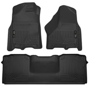 Husky Liners 99041 - Weatherbeater - Front & 2nd Seat Floor Liners 1