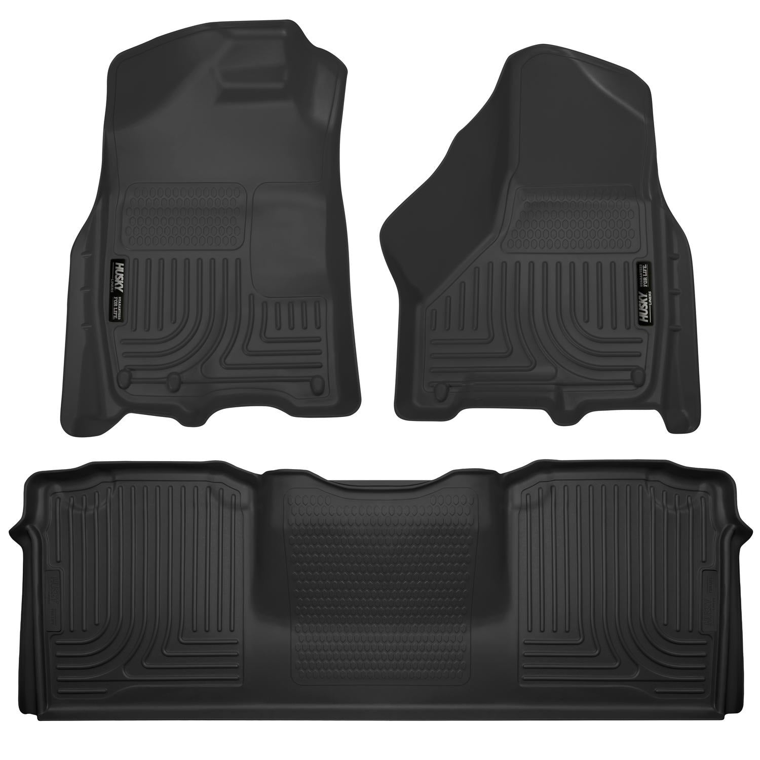 Husky Liners 99041 - Weatherbeater - Front & 2nd Seat Floor Liners 1