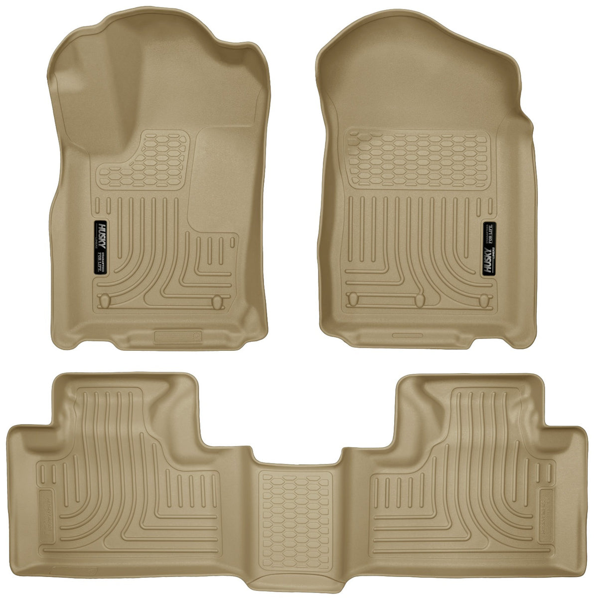 Husky Liners 99053 - Weatherbeater - Front & 2nd Seat Floor Liners 1