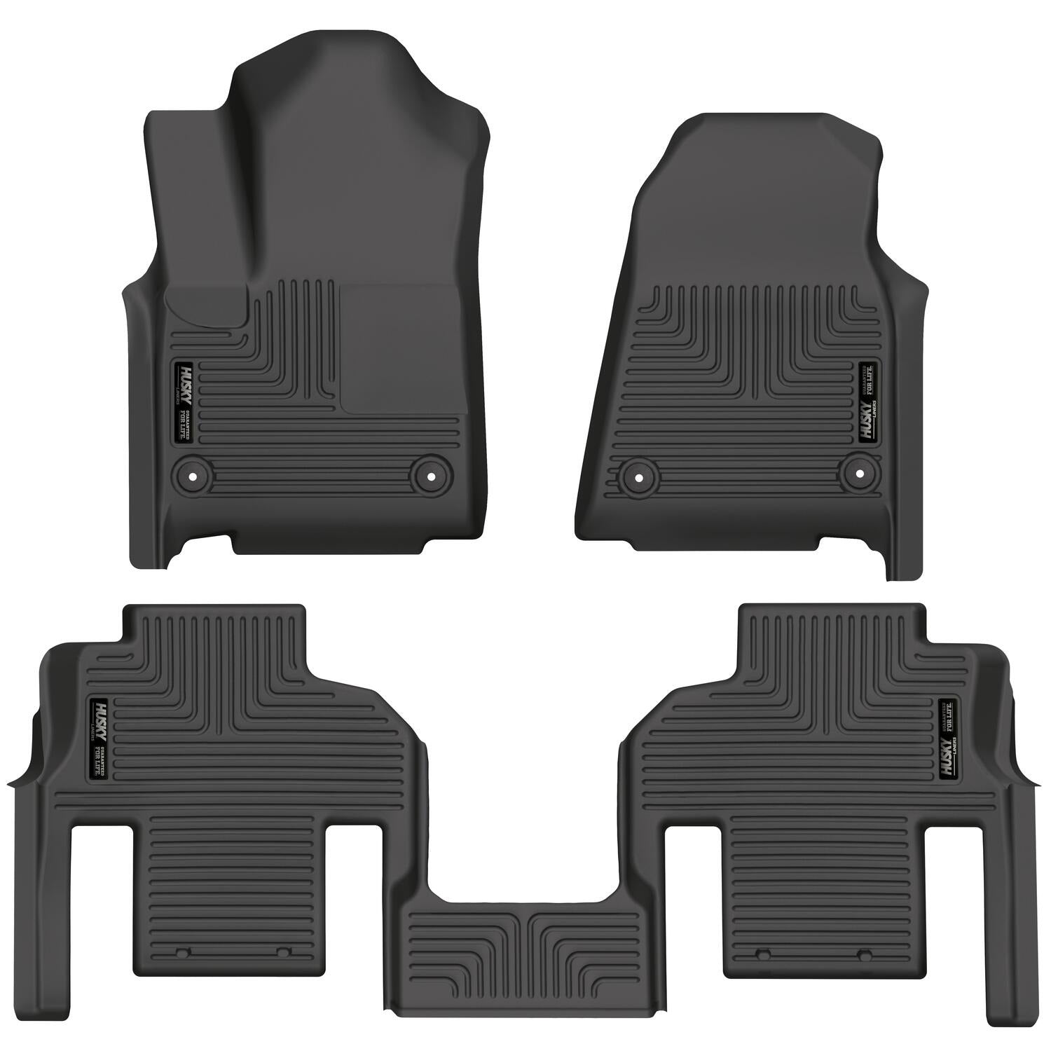 Husky Liners 99061 - Weatherbeater - Front & 2nd Seat Floor Liners (Footwell Coverage) 1