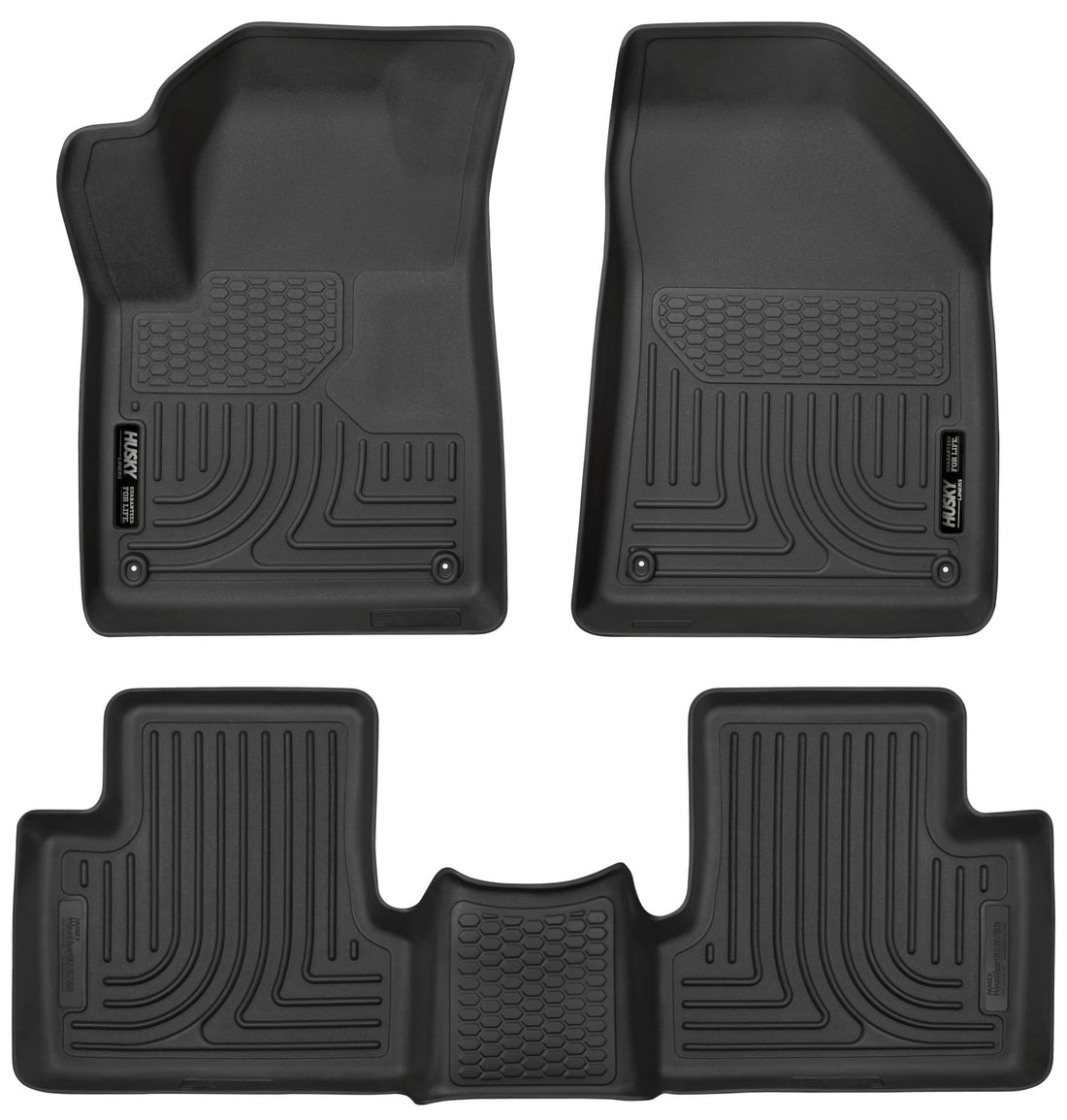 Husky Liners 99091 - Weatherbeater - Front & 2nd Seat Floor Liners 1