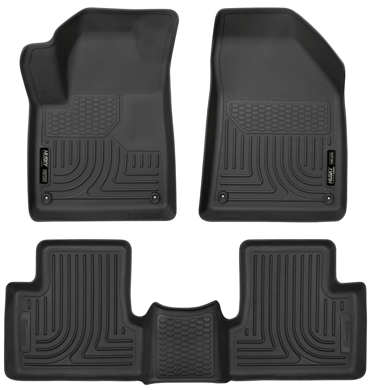 Husky Liners 99091 - Weatherbeater - Front & 2nd Seat Floor Liners 1