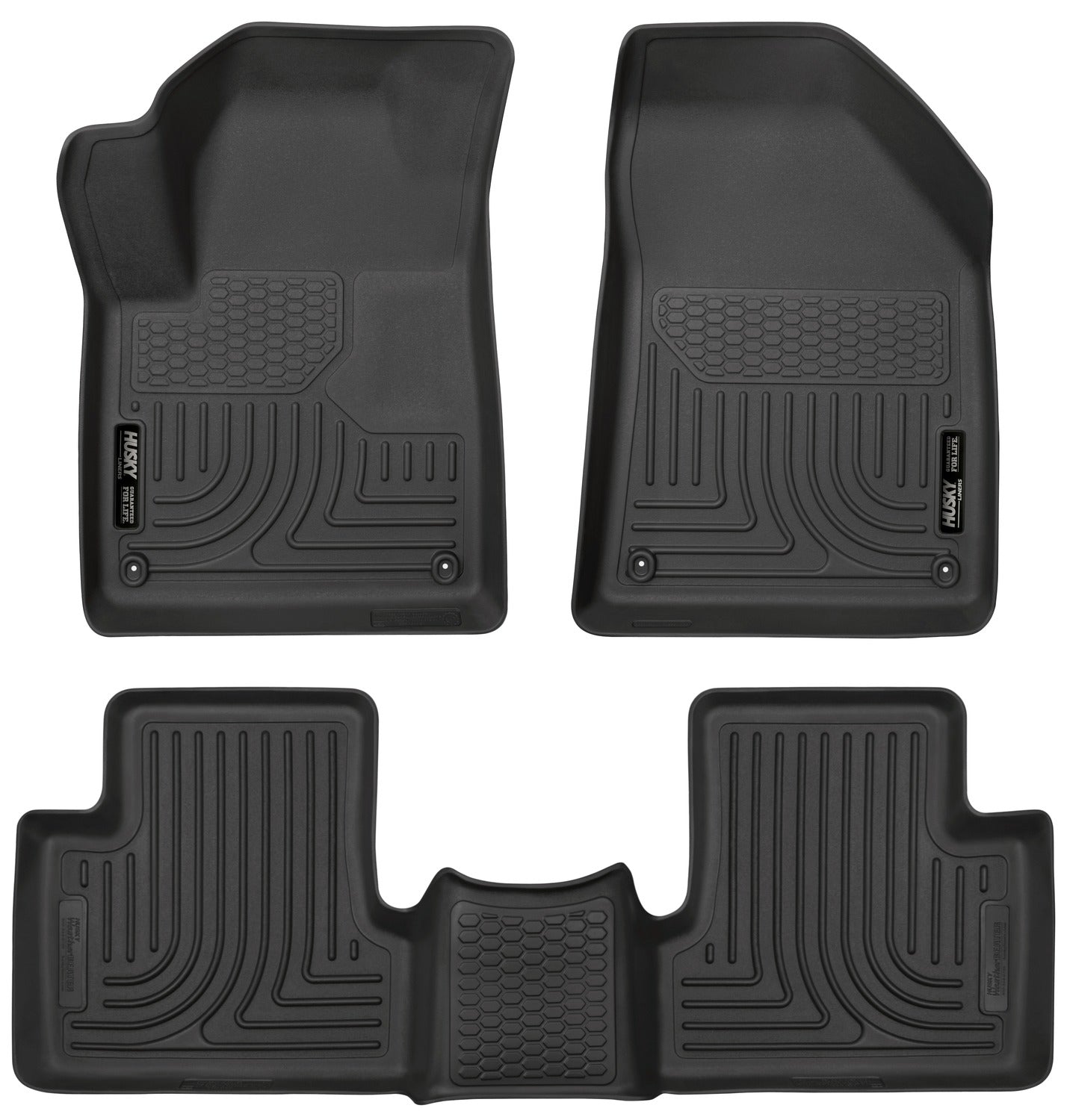 Husky Liners 99091 - Weatherbeater - Front & 2nd Seat Floor Liners 1