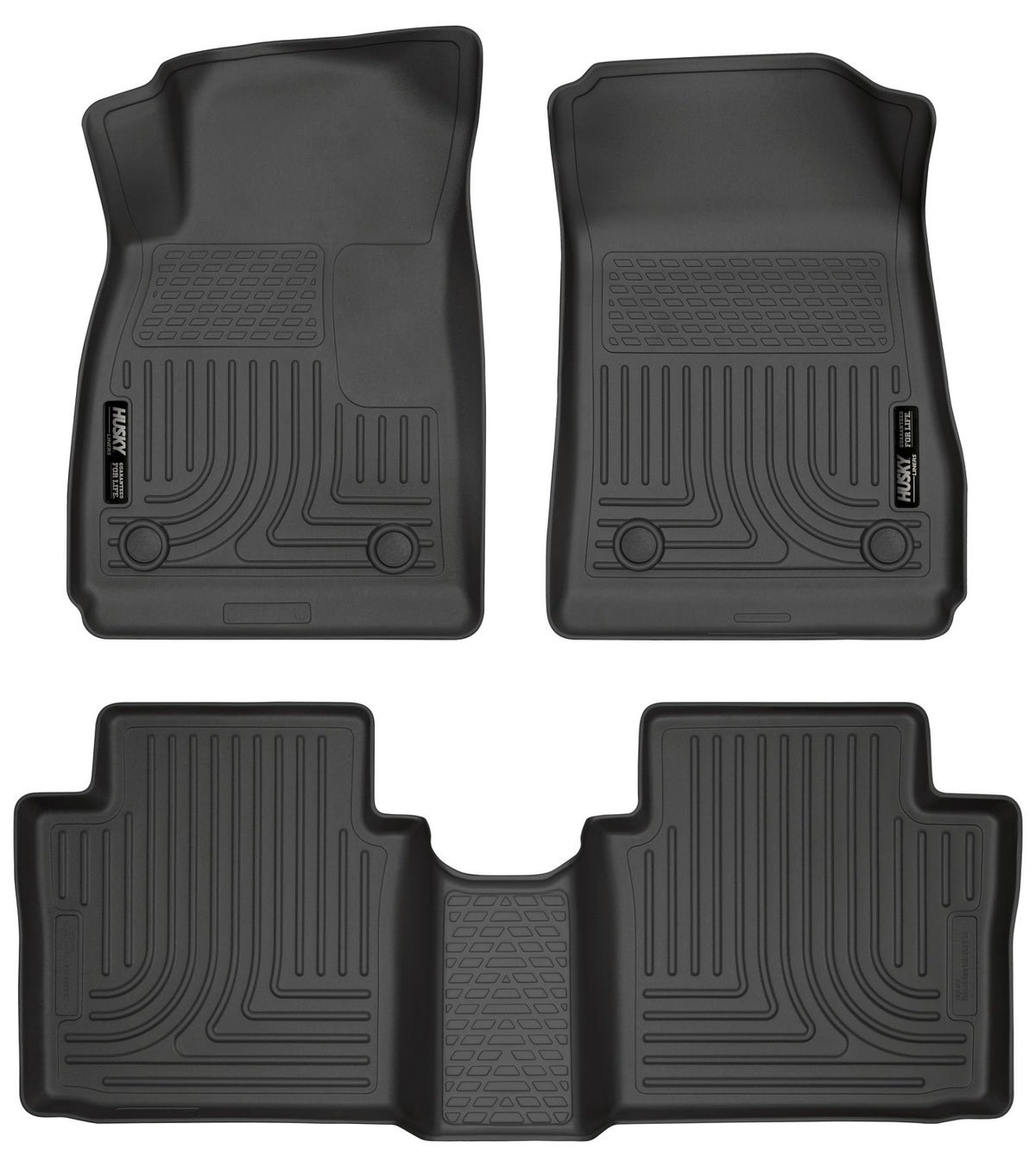 Husky Liners 99101 - Weatherbeater - Front & 2nd Seat Floor Liners 1