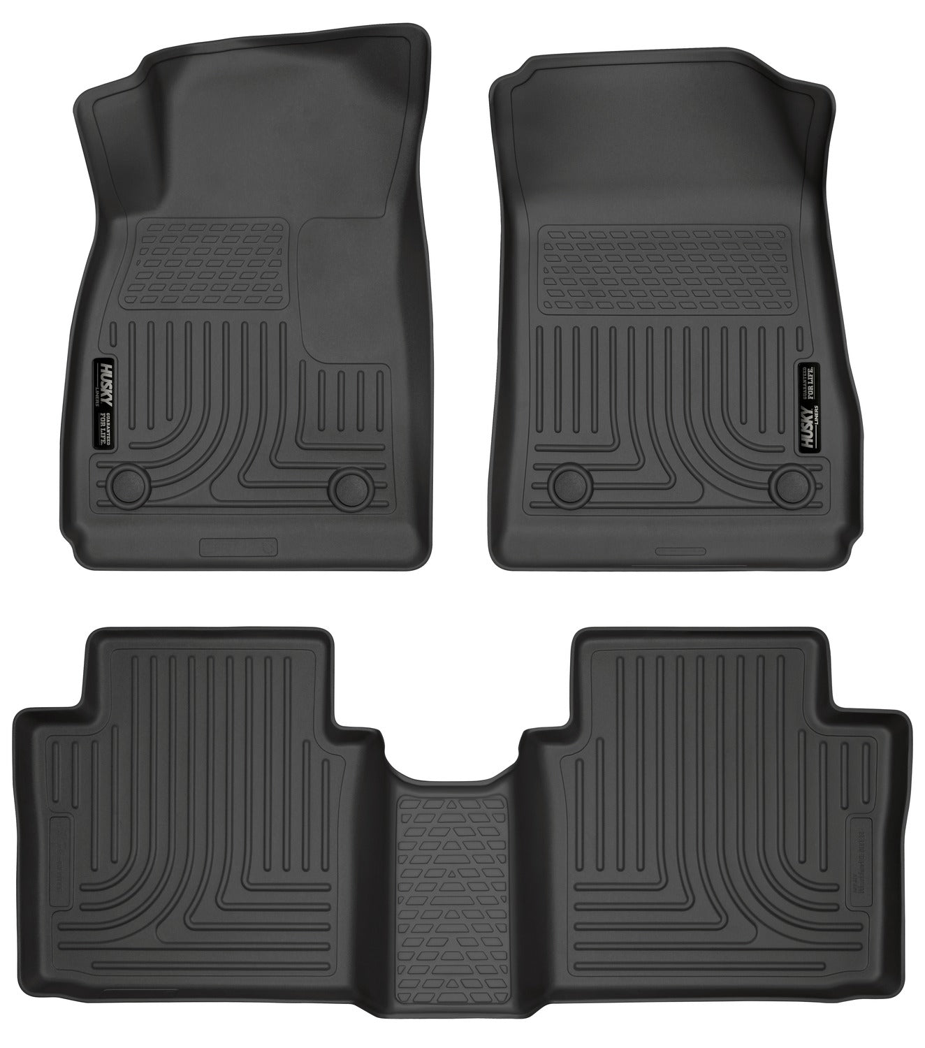 Husky Liners 99101 - Weatherbeater - Front & 2nd Seat Floor Liners 1