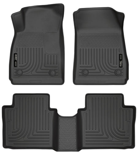Husky Liners 99101 - Weatherbeater - Front & 2nd Seat Floor Liners 1
