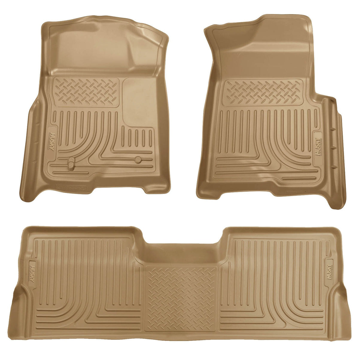 Husky Liners 98333 - Weatherbeater - Front & 2nd Seat Floor Liners (Footwell Coverage) 1