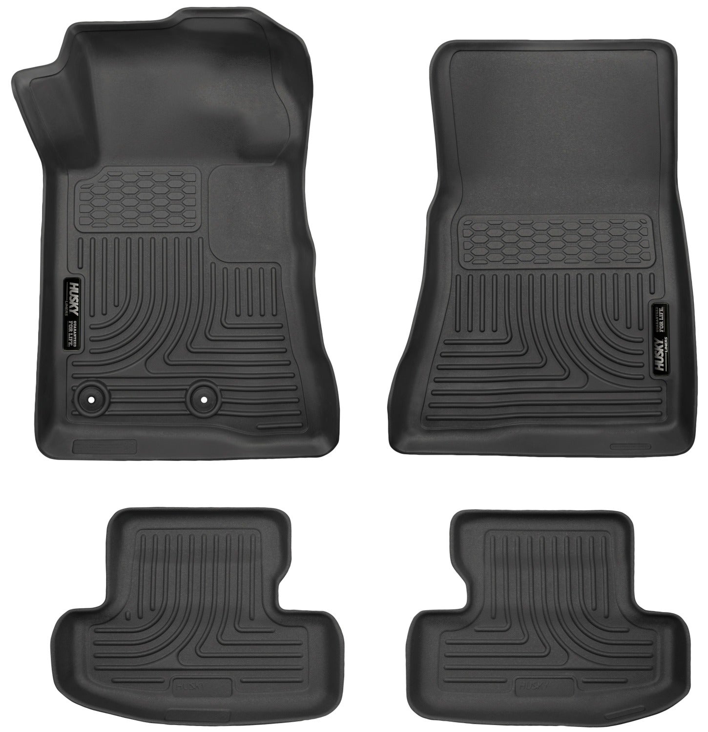 Husky Liners 99371 - Weatherbeater - Front & 2nd Seat Floor Liners 1