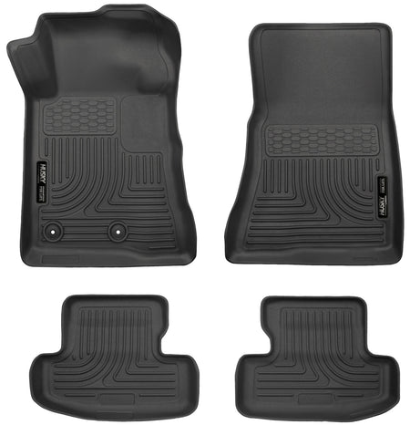 Husky Liners 99371 - Weatherbeater - Front & 2nd Seat Floor Liners 1