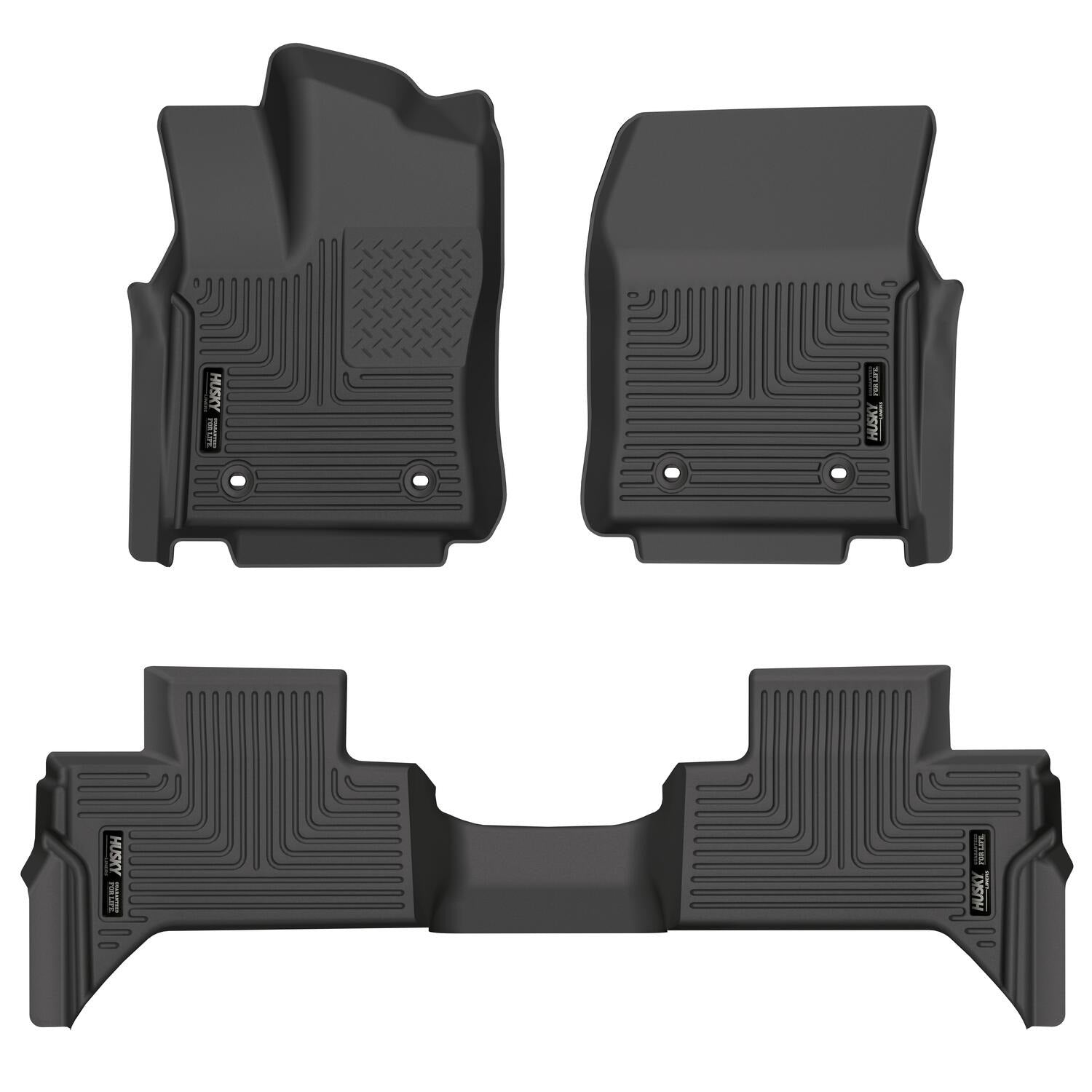 Husky Liners 99471 - Weatherbeater - Front & 2nd Seat Floor Liners 1