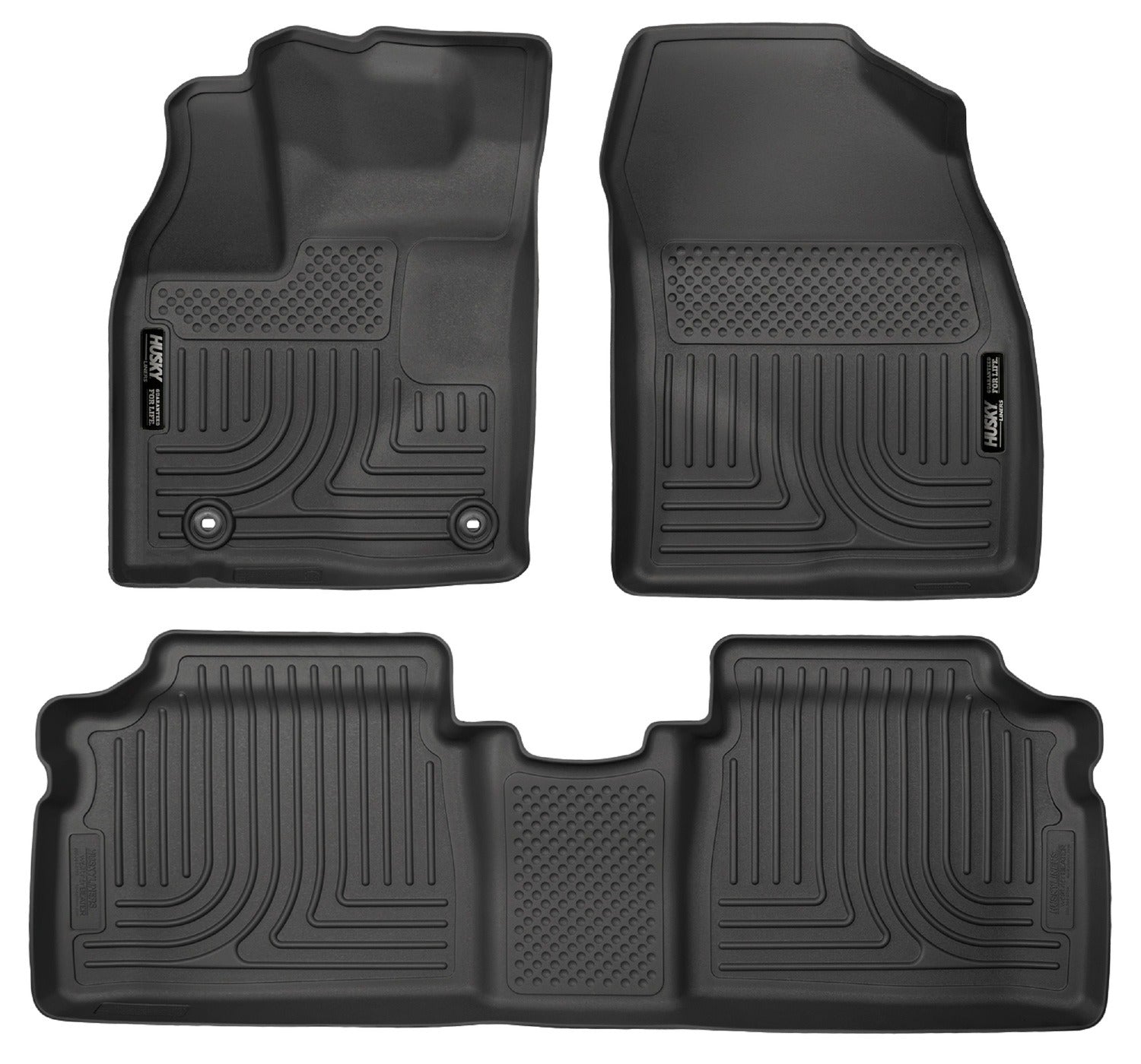 Husky Liners 98931 - Weatherbeater - Front & 2nd Seat Floor Liners 1