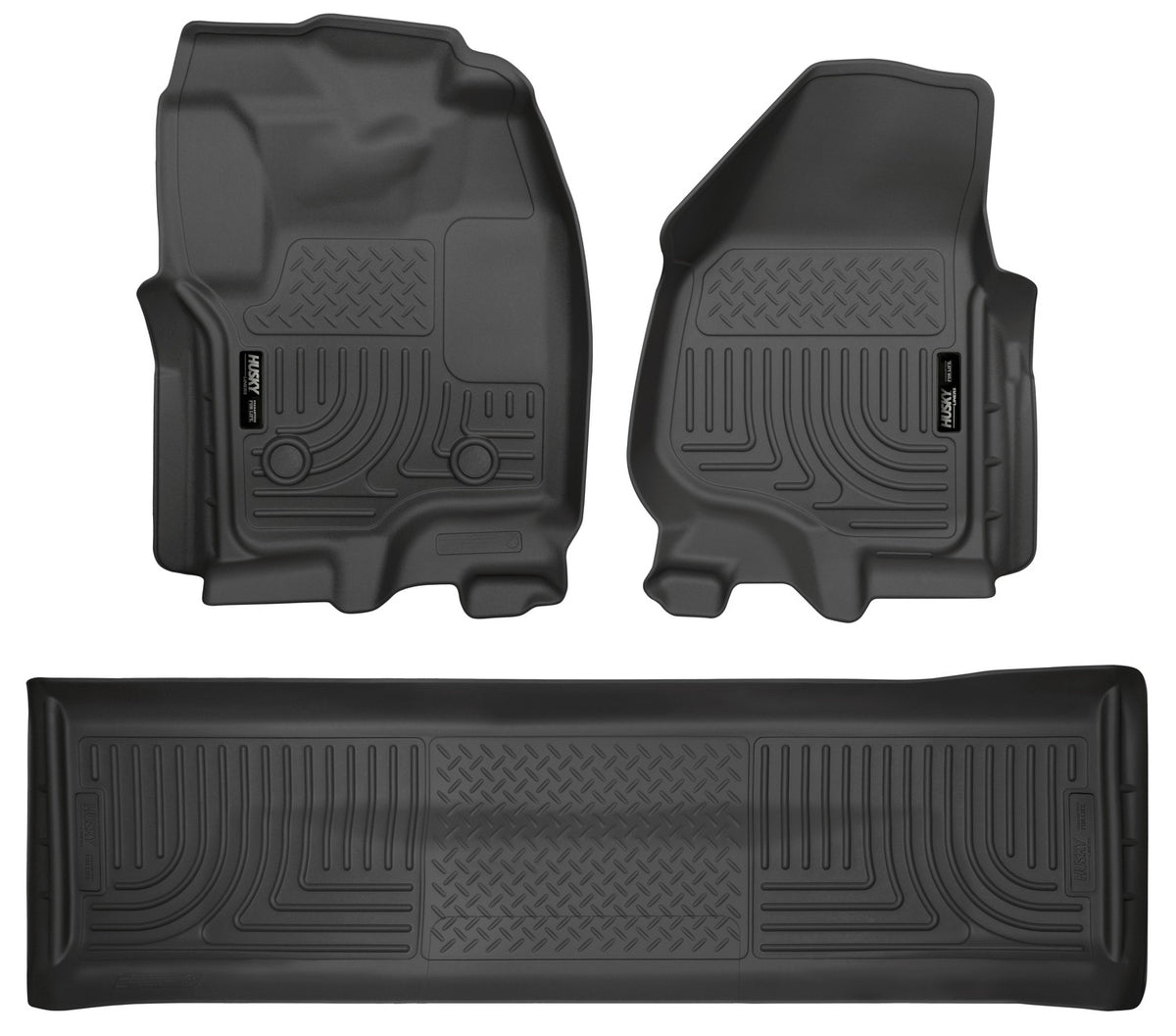 Husky Liners 99711 - Weatherbeater - Front & 2nd Seat Floor Liners (Footwell Coverage) 1