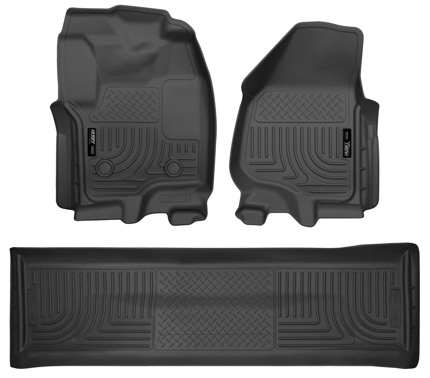 Husky Liners 99711 - Weatherbeater - Front & 2nd Seat Floor Liners (Footwell Coverage) 1