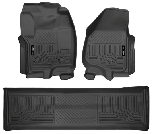 Husky Liners Weatherbeater - Front & 2nd Seat Floor Liners (Footwell Coverage) 99711