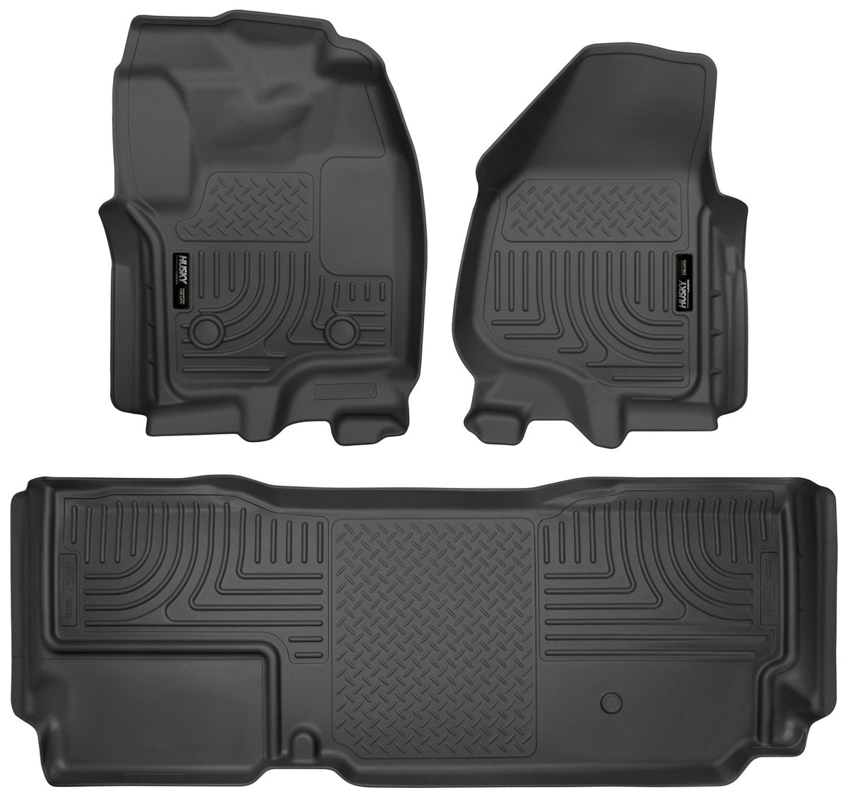Husky Liners 99721 - Weatherbeater - Front & 2nd Seat Floor Liners (Footwell Coverage) 1
