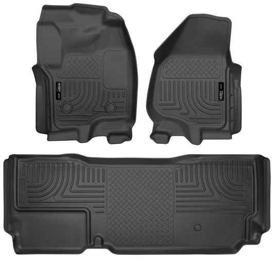 Husky Liners Weatherbeater - Front & 2nd Seat Floor Liners (Footwell Coverage) 99721