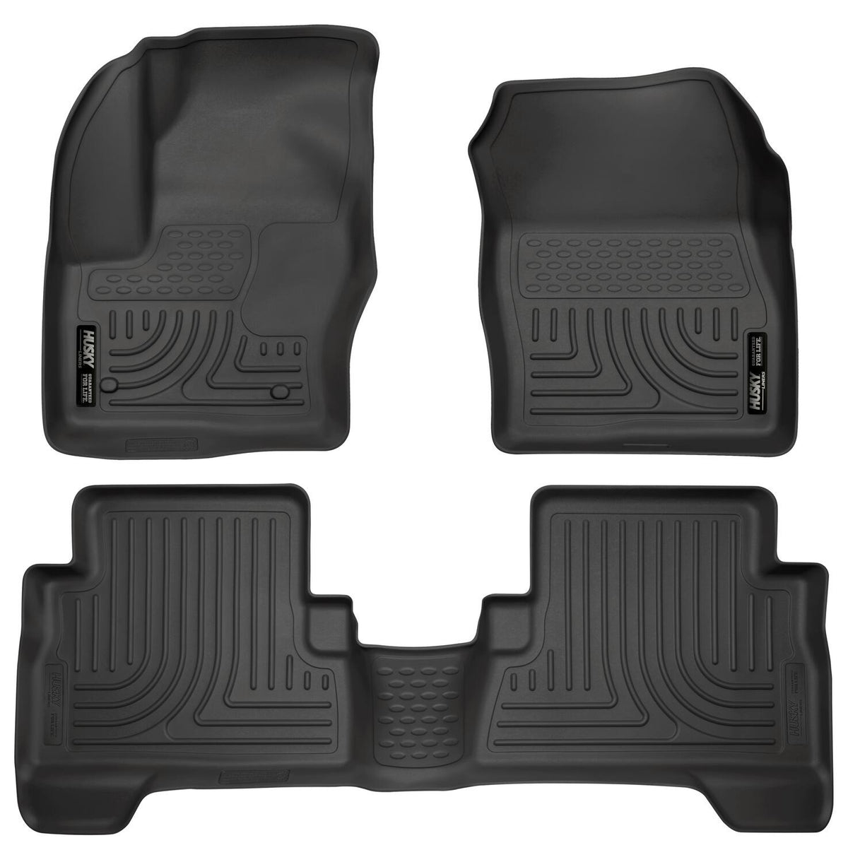 Husky Liners 99741 - Weatherbeater - Front & 2nd Seat Floor Liners 1