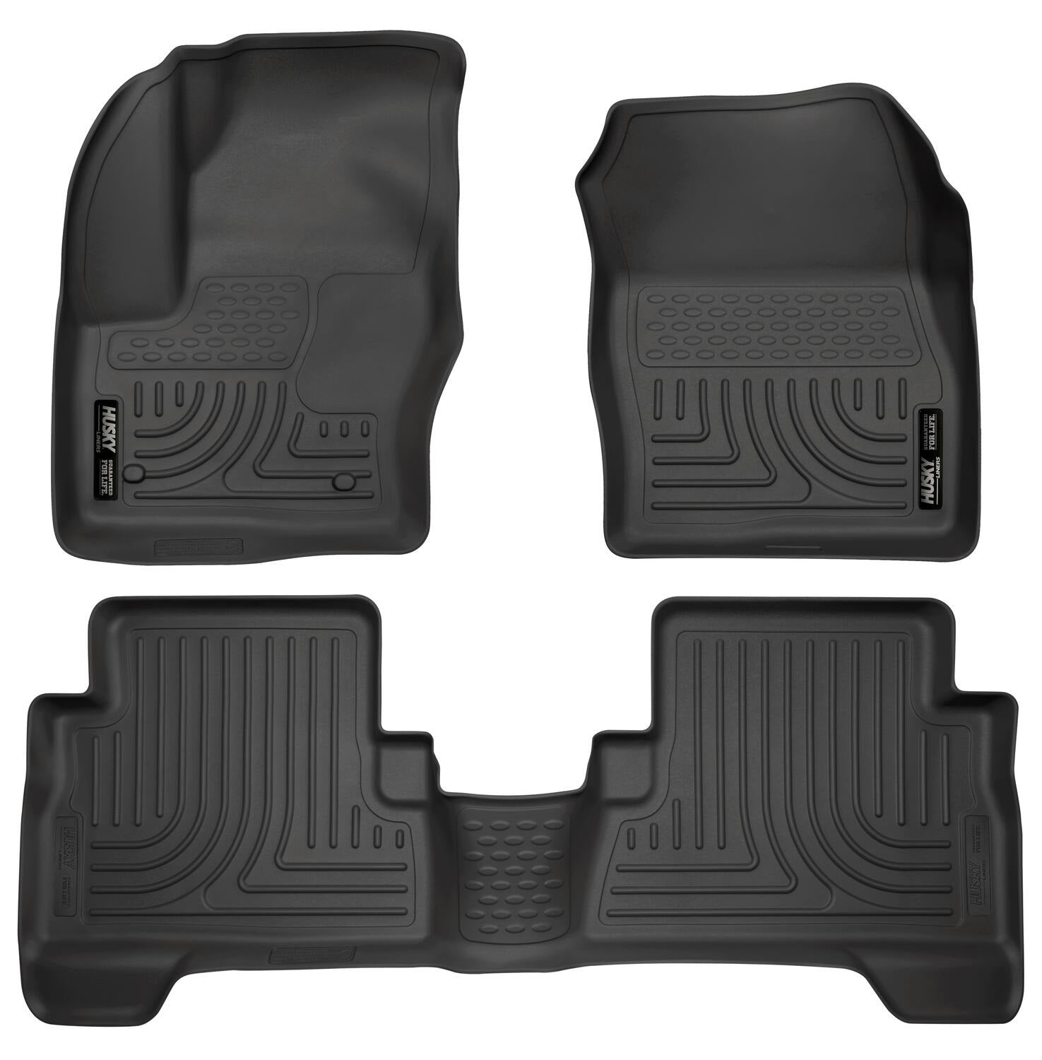 Husky Liners 99741 - Weatherbeater - Front & 2nd Seat Floor Liners 1