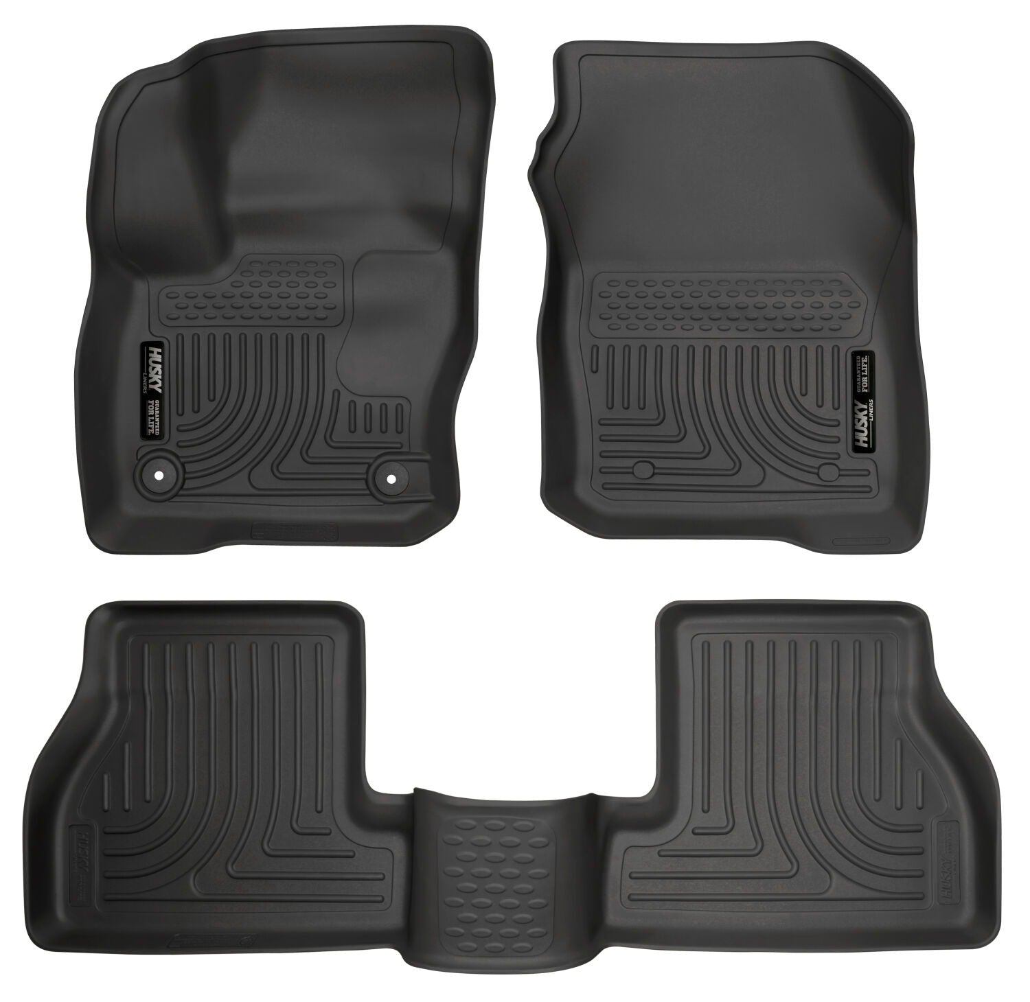 Husky Liners 99771 - Weatherbeater - Front & 2nd Seat Floor Liners 1