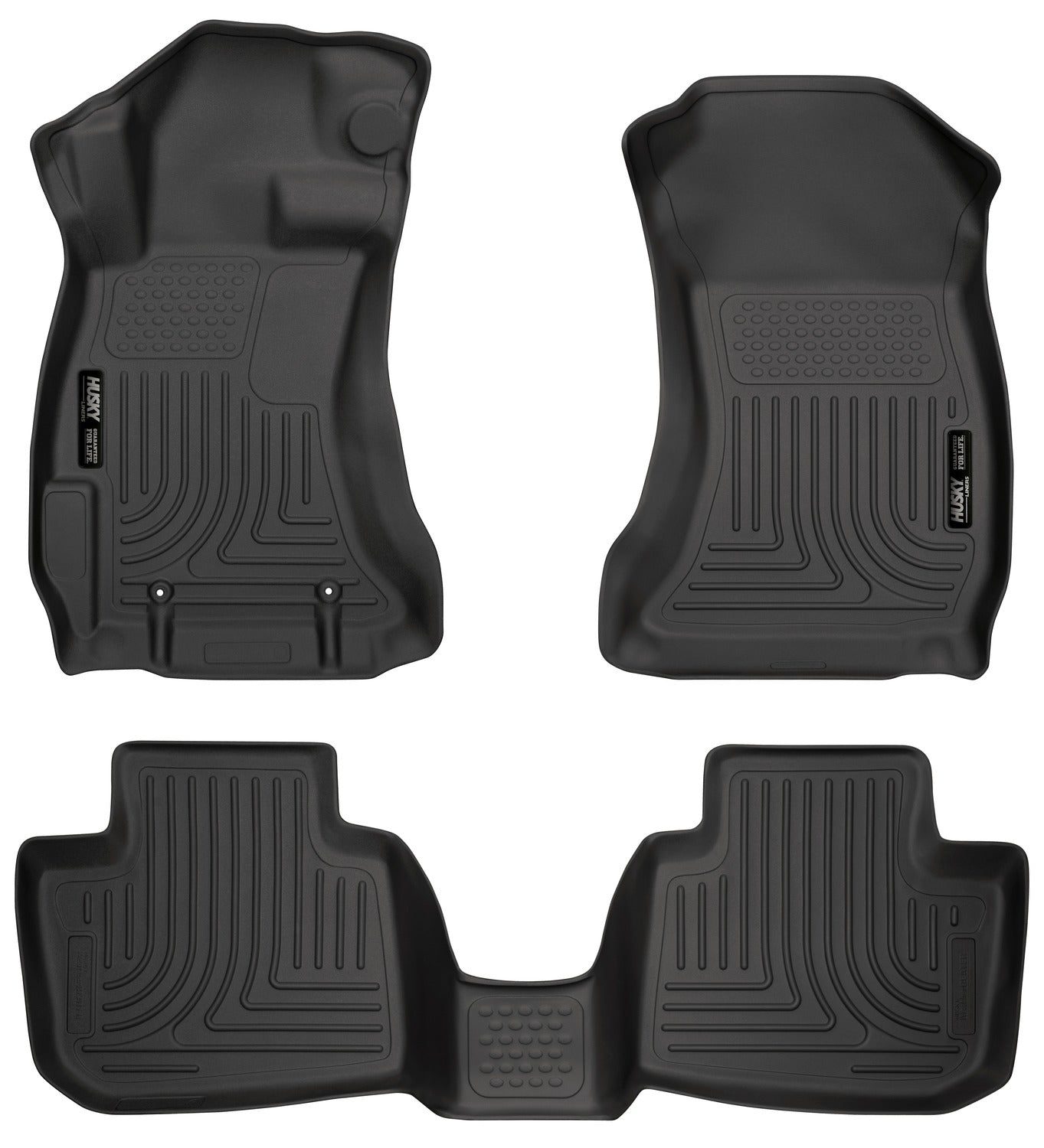 Husky Liners 99801 - Weatherbeater - Front & 2nd Seat Floor Liners 1
