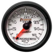 AutoMeter 7544 - GAUGE, PYROMETER (EGT), 2 1/16", 1600?F, DIGITAL STEPPER MOTOR, PHANTOM II 4