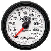 AutoMeter 7545 - GAUGE, PYROMETER (EGT), 2 1/16", 2000?F, DIGITAL STEPPER MOTOR, PHANTOM II 4