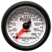 AutoMeter 7545 - GAUGE, PYROMETER (EGT), 2 1/16", 2000?F, DIGITAL STEPPER MOTOR, PHANTOM II 1