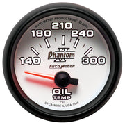 AutoMeter 7548 - GAUGE, OIL TEMP, 2 1/16", 140-300?F, ELECTRIC, PHANTOM II 4