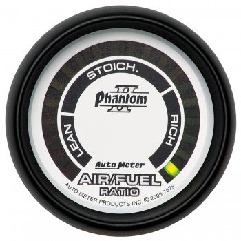 AutoMeter 7575 - GAUGE, AIR/FUEL RATIO-NARROWBAND, 2 1/16", LEAN-RICH, LED ARRAY, PHANTOM II 4