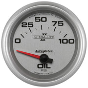 AutoMeter 7727 - GAUGE, OIL PRESSURE, 2 5/8", 100PSI, ELECTRIC, ULTRA-LITE II 3