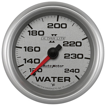 AutoMeter 7732 - GAUGE, WATER TEMP, 2 5/8", 120-240?F, MECHANICAL, ULTRA-LITE II 3