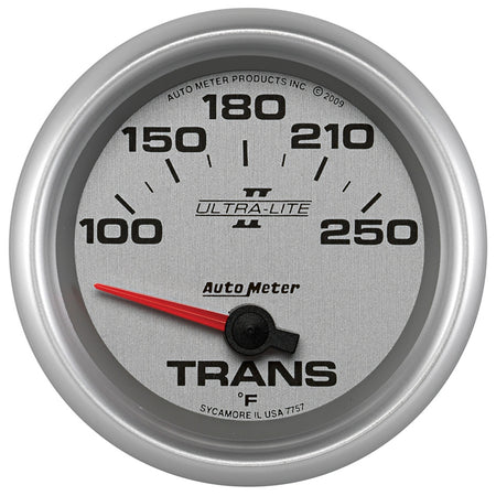 AutoMeter 7757 - GAUGE, TRANSMISSION TEMP, 2 5/8", 100-250?F, ELECTRIC, ULTRA-LITE II 3