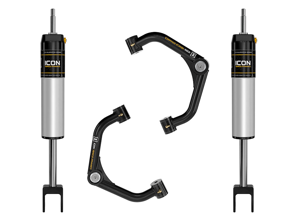 ICON Vehicle Dynamics 78732T - 20-UP GM HD 0-2" IR SHOCK SYS W/ TUBE UCA 3