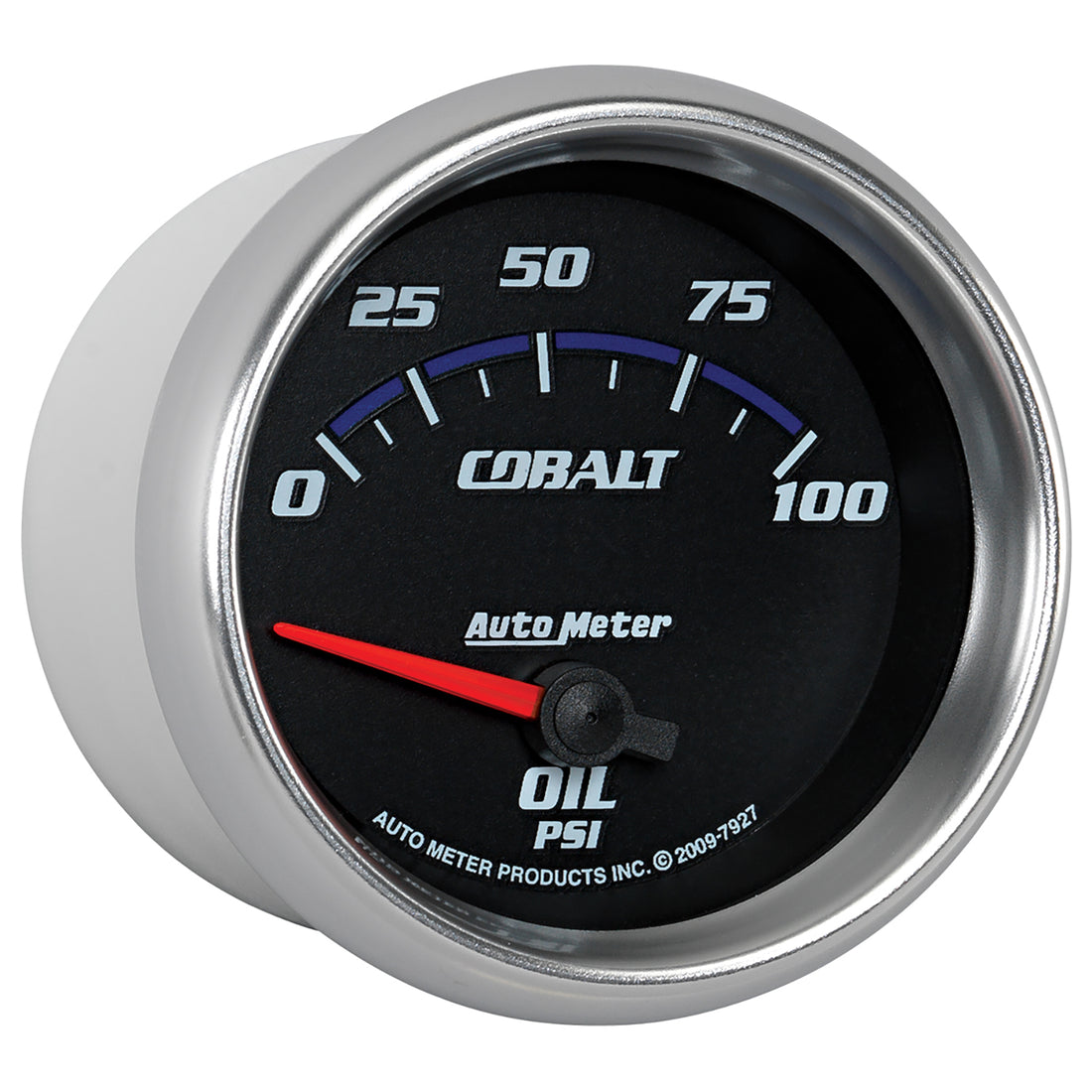 AutoMeter 7927 - GAUGE, OIL PRESSURE, 2 5/8", 100PSI, ELECTRIC, COBALT 1