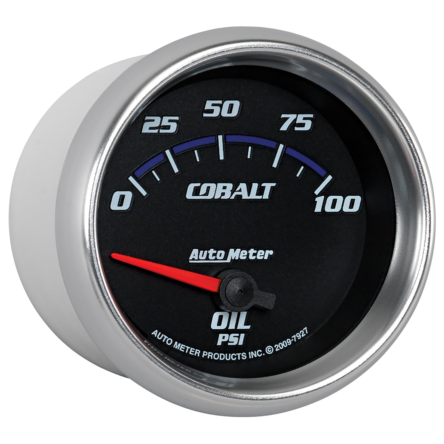 AutoMeter 7927 - GAUGE, OIL PRESSURE, 2 5/8", 100PSI, ELECTRIC, COBALT 1